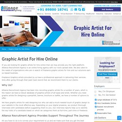 Graphic Artist For Hire Online