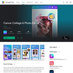 Canva: Graphic Design, Video, Invite & Logo Maker - Apps on Google Play