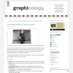 222. Graphic Design 101: Logo vs. Symbol - Graphicology Blog - Graphicology