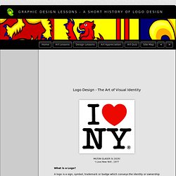 Graphic Design Lessons - A Short History of Logo Design