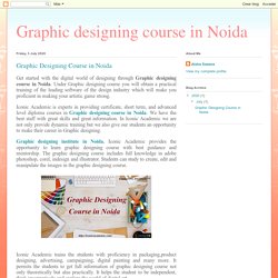 Best Graphic Designing Course in Noida