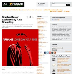 Graphic Design Exercises by Alex Griendling