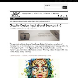 Graphic Design Inspirational Sources #10