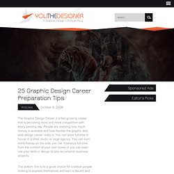 25 Graphic Design Career Preparation Tips