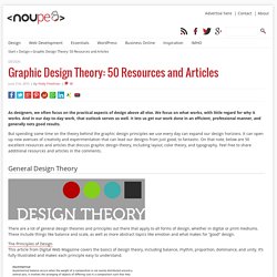 Graphic Design Theory: 50 Resources and Articles
