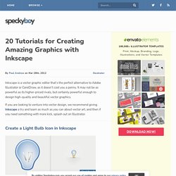 35 Tutorials to create amazing Vector Graphics using Inkscape
