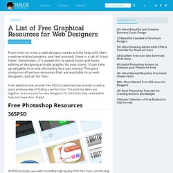 A List of Free Graphical Resources for Web Designers