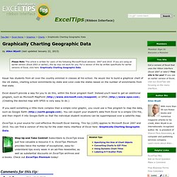 Graphically Charting Geographic Data (Microsoft Excel)