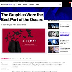 The Graphics Were the Best Part of the Oscars - Bloomberg Business