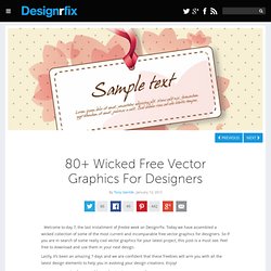 80+ Wicked Free Vector Graphics For Designers