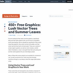 450+ Free Graphics: Lush Vector Trees and Summer Leaves