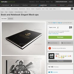 Book and Notebook Mock-ups