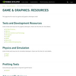 GAME & GRAPHICS: RESOURCES