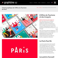 Charte graphique de l'Office du Tourisme de Paris - Graphéine - Agence de communication Paris Lyon