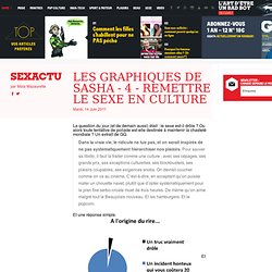 Les graphiques de Sasha – 4 – Remettre le sexe en culture - Sexactu – Maïa Mazaurette