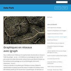 Graphiques en réseaux avec igraph – Data Park