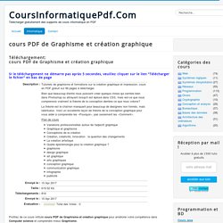 cours PDF de Graphisme et création graphique