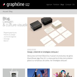 Blog graphisme, identité visuelle, typo, design...