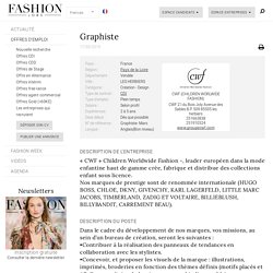 Graphiste, CWF (CHILDREN WORLWIDE FASHION), LES HERBIERS - FashionJobs.com France (#3082115)