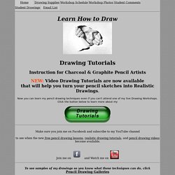 Learn to Draw - Graphite Pencil Drawing Tutorial.