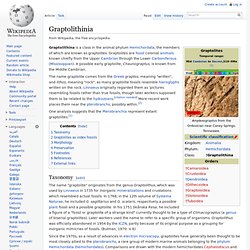Graptolithinia