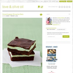 Grasshopper Brownie Bars