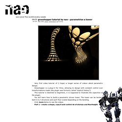 nAo » Grasshopper tutorial by nao - parametrise a tower