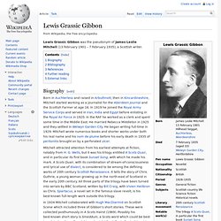 Lewis Grassic Gibbon