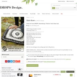 Slate Rose / DROPS 173-20 - Gratis virkmönster från DROPS Design