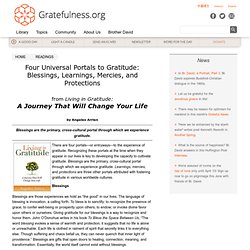 Living in Gratitude - Four Universal Portals to Gratitude, by Angeles Angeles