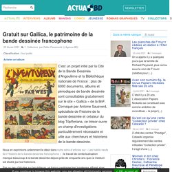 Gratuit sur Gallica, le patrimoine de la bande dessinée