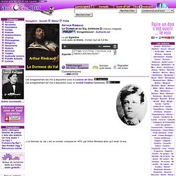 Livre audio gratuit Arthur Rimbaud - Le Dormeur du Val (version 2)