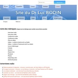 Luc Bodin présente