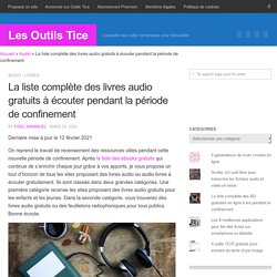 #LITTÉRATURE Livres audio