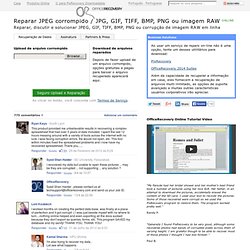 Reparar JPEG/JPG, GIF, TIFF, BMP, PNG ou imagem RAW. Reparo gratuito e pago de foto de arquivo on-line - OfficeRecovery.com