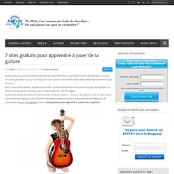 7 sites gratuits pour apprendre à jouer de la guitare