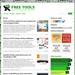 Outils gratuits pour webmasters - service webmaster gratuit - Free Tools - Part 2