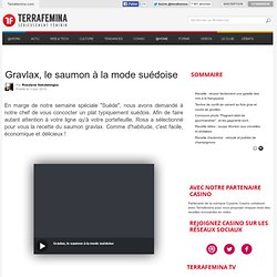 Gravlax, le saumon à la mode suédoise