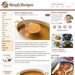 Gravy Recipe, How to Make Gravy