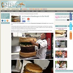 50 Greasiest Hamburgers in the World