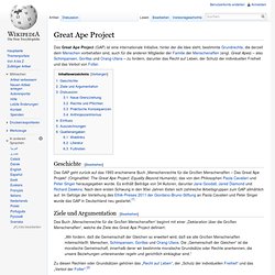 Great Ape Project