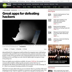 Great apps for defeating hackers