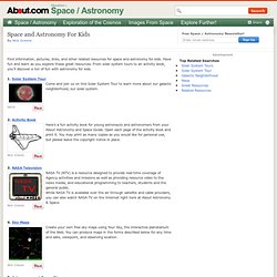 8 Great Space and Astronomy For Kids Resources - Great Resources