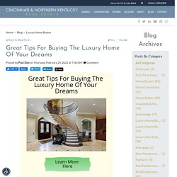 Luxury Home Buying Tips