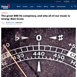 The great 440 Hz conspiracy, and why all of our music is wrong: Alan Cross