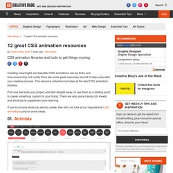 10 great CSS animation resources