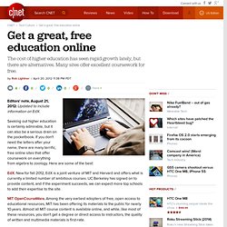 Get a great, free education online