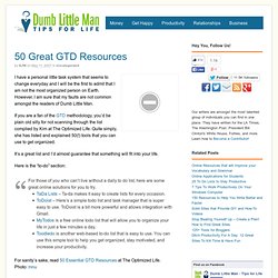 50 Great GTD Resources