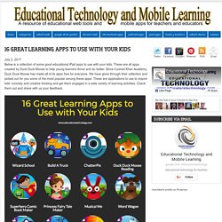 16 Great Learning Apps to Use with Your Kids