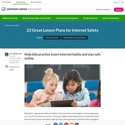 23 Great Lesson Plans for Internet Safety
